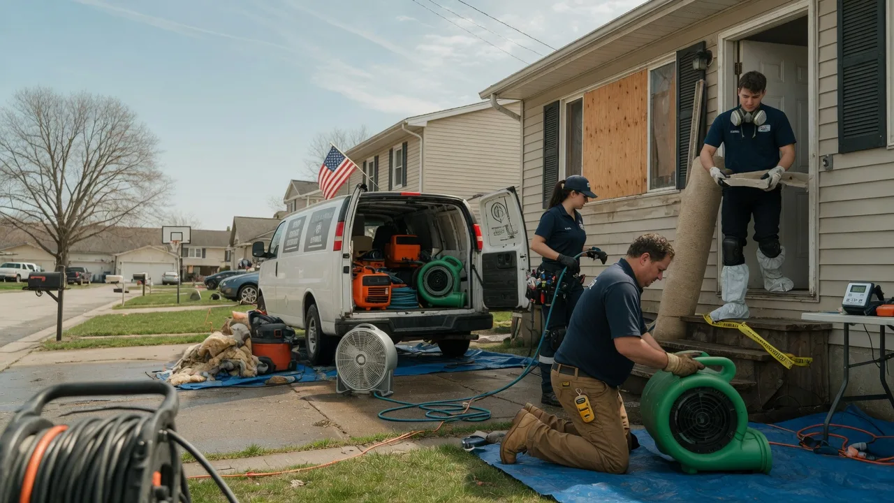 Water Damage Restoration in Loami, IL near me